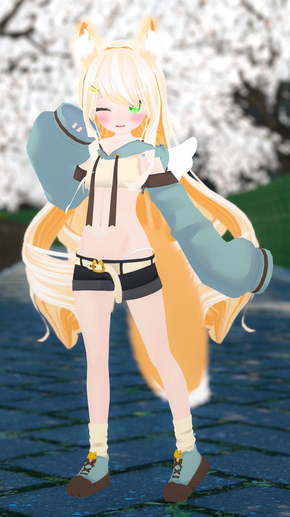 【44アバター対応】ちとちゃんとらこーで【PB対応】