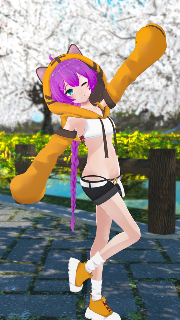 【44アバター対応】ちとちゃんとらこーで【PB対応】