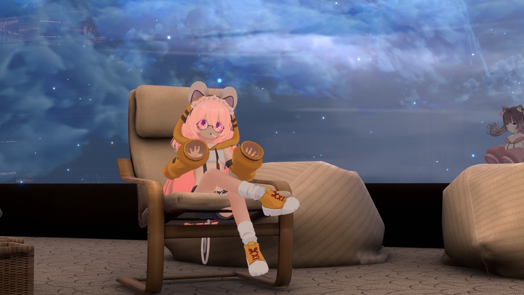 【44アバター対応】ちとちゃんとらこーで【PB対応】