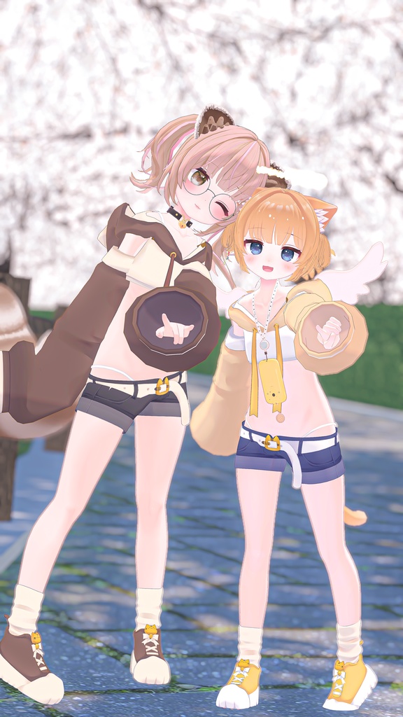 【44アバター対応】ちとちゃんとらこーで【PB対応】