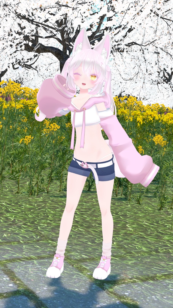 【44アバター対応】ちとちゃんとらこーで【PB対応】