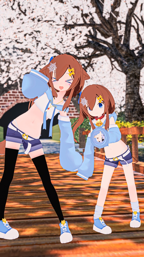 【44アバター対応】ちとちゃんとらこーで【PB対応】