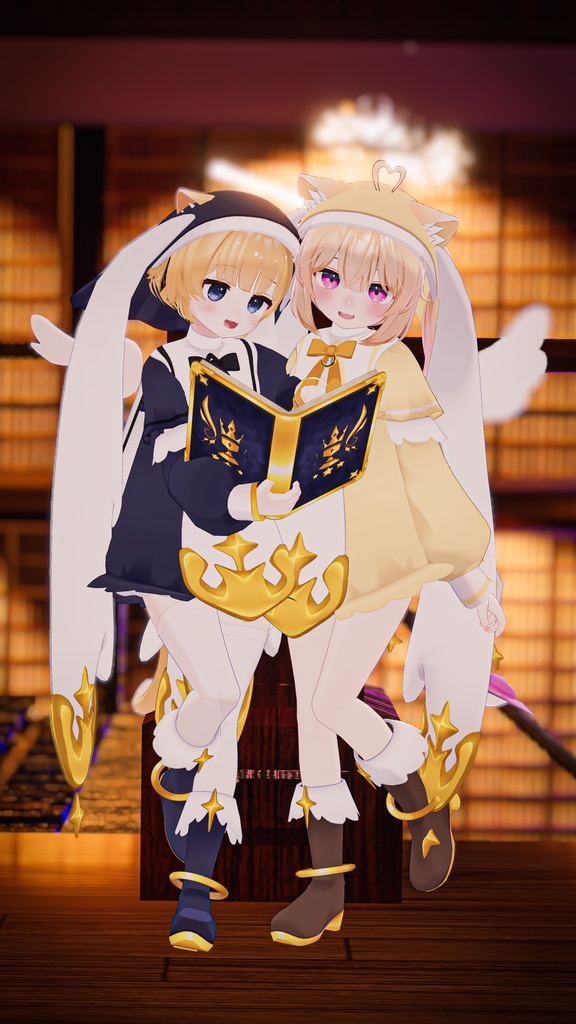 【40アバター対応】ハルモニアシスター【PB対応】