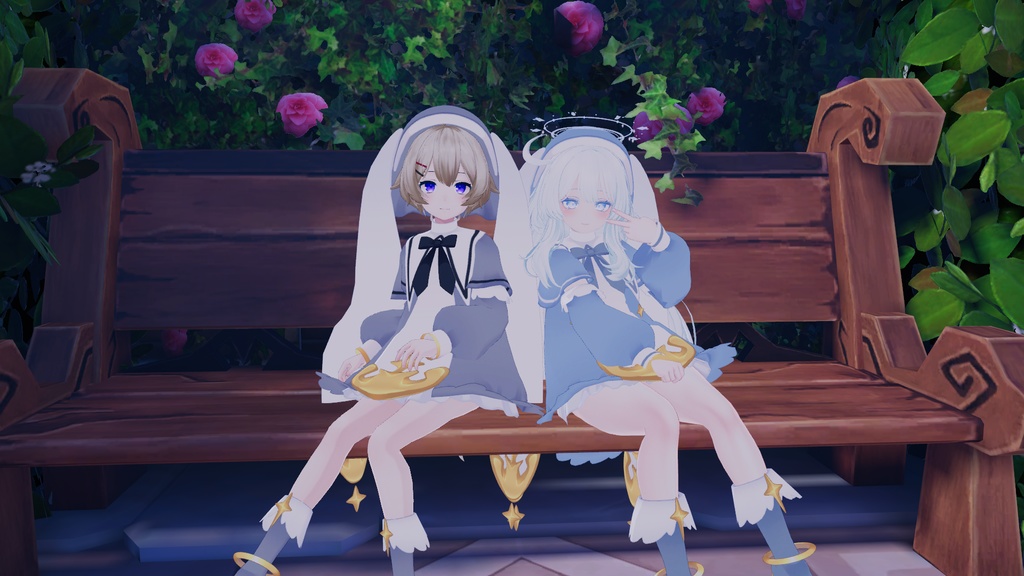 【40アバター対応】ハルモニアシスター【PB対応】