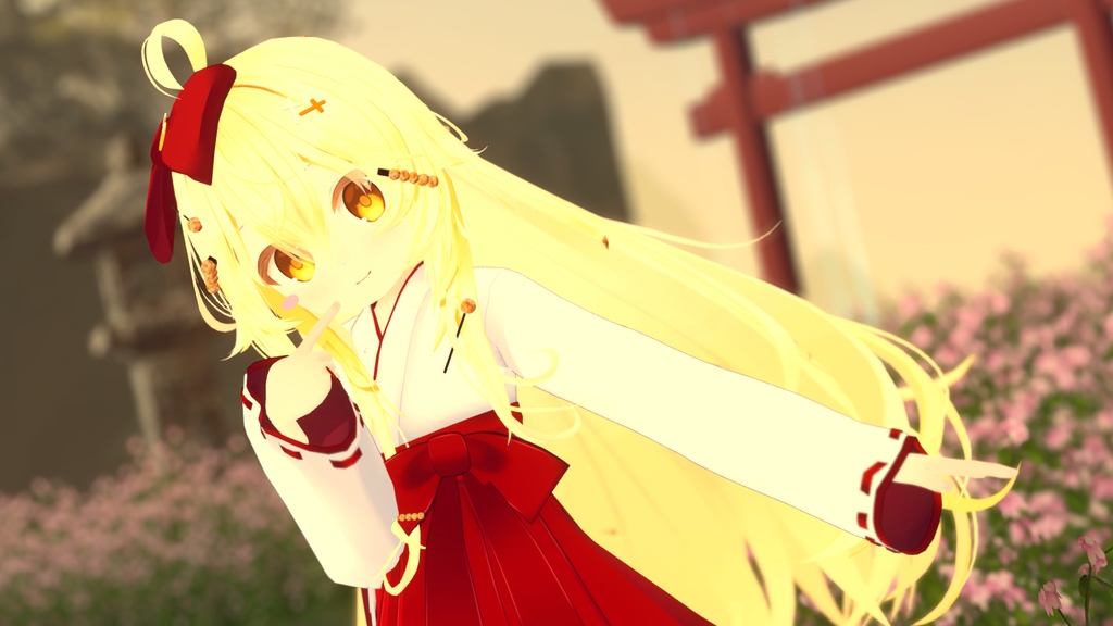 【42アバター対応】こうめちゃん巫女服【PB対応】