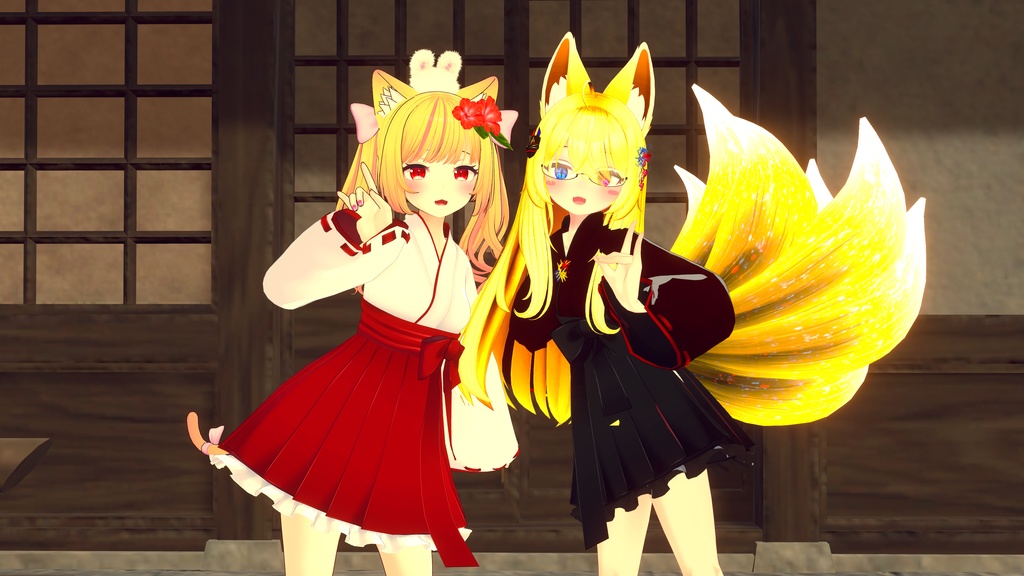 【42アバター対応】こうめちゃん巫女服【PB対応】