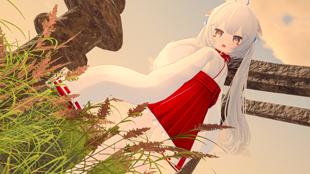 【42アバター対応】こうめちゃん巫女服【PB対応】