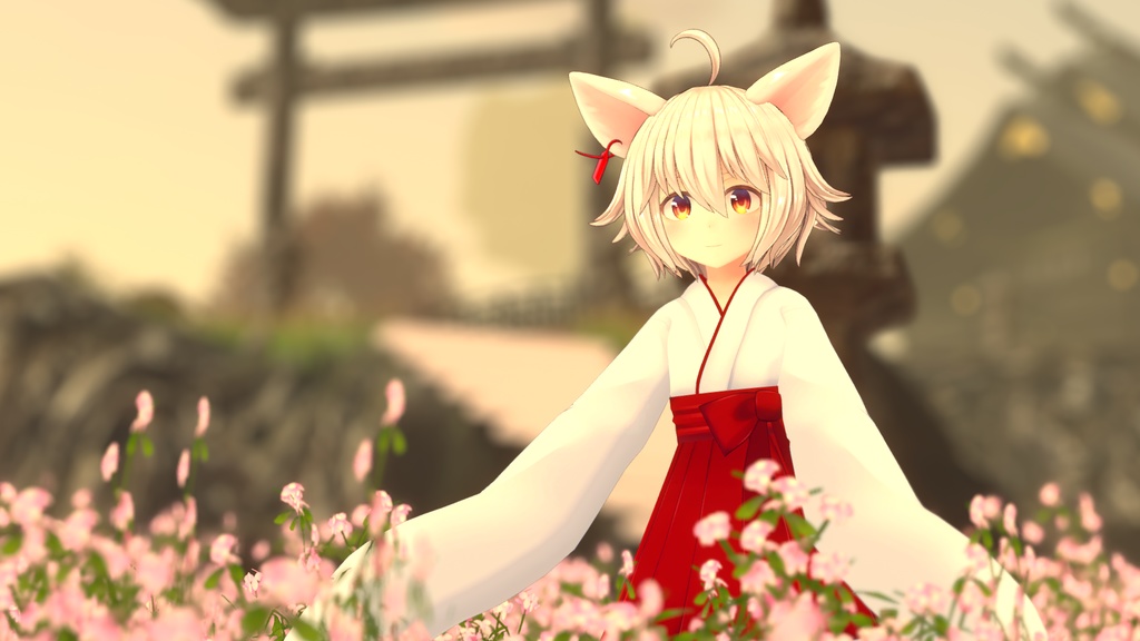 【42アバター対応】こうめちゃん巫女服【PB対応】