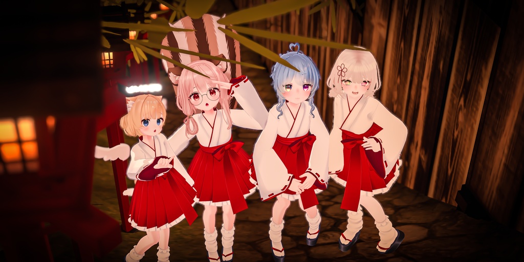 【42アバター対応】こうめちゃん巫女服【PB対応】