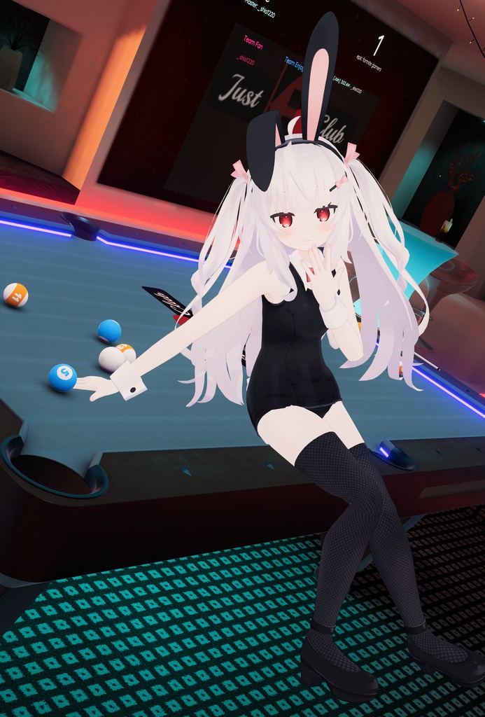 スク水ばにー【りあちゃん、ちとちゃん、カリンちゃん対応】