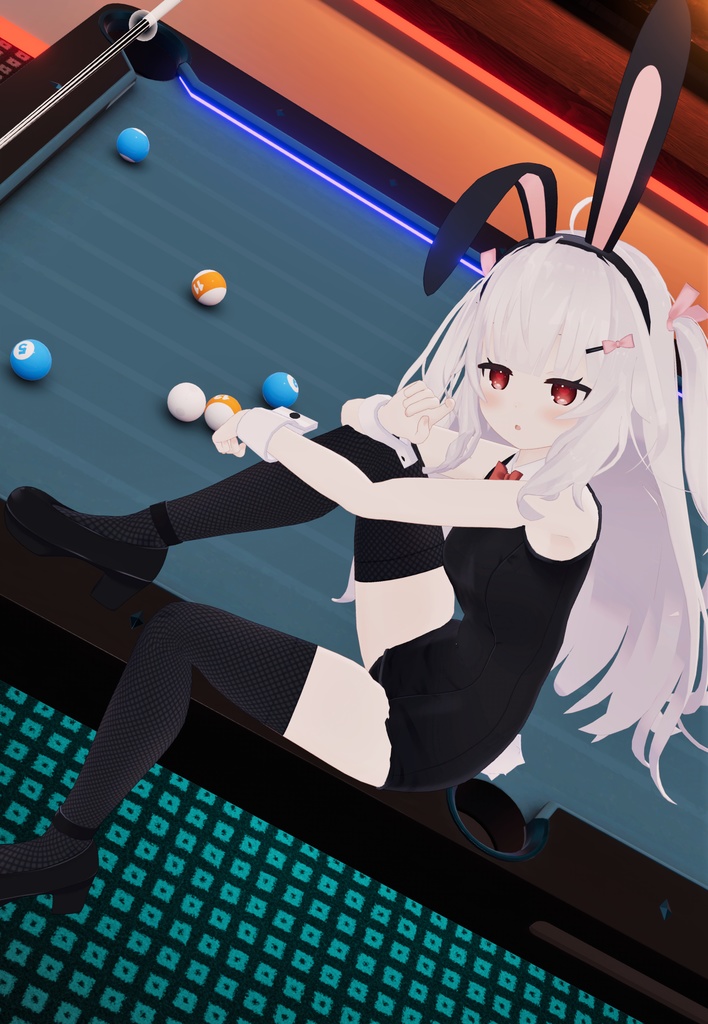 スク水ばにー【りあちゃん、ちとちゃん、カリンちゃん対応】