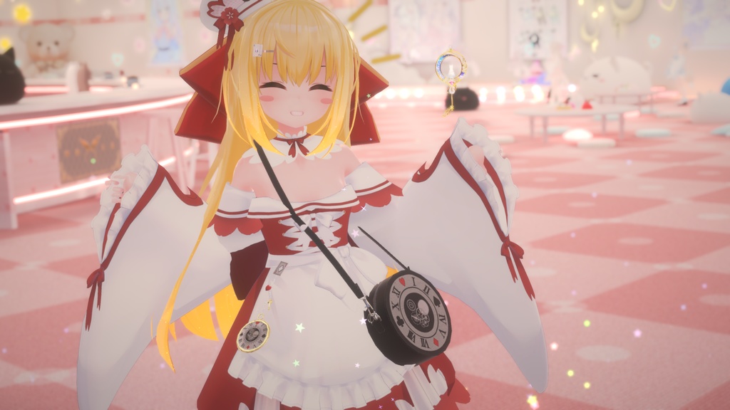 【43アバター対応】サクラメイド【パーティクル付き】