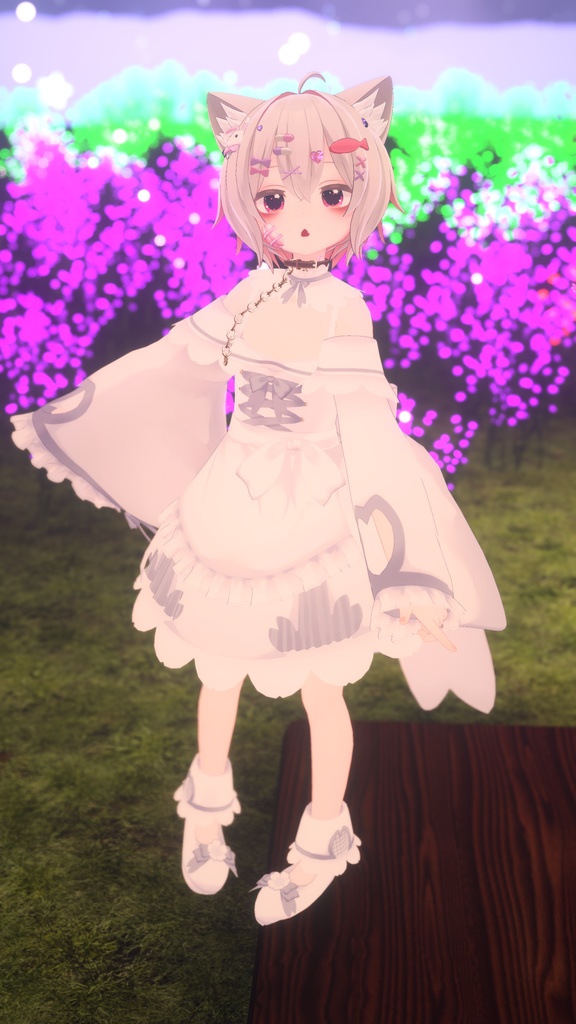 【43アバター対応】サクラメイド【パーティクル付き】