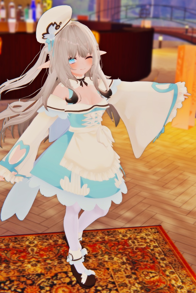 【43アバター対応】サクラメイド【パーティクル付き】