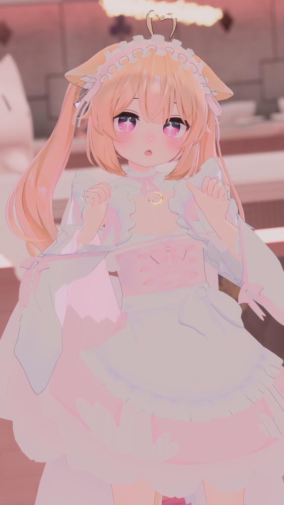 【43アバター対応】サクラメイド【パーティクル付き】