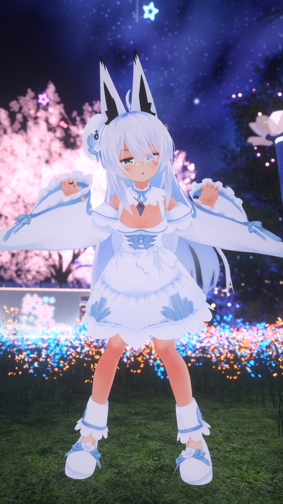 【43アバター対応】サクラメイド【パーティクル付き】