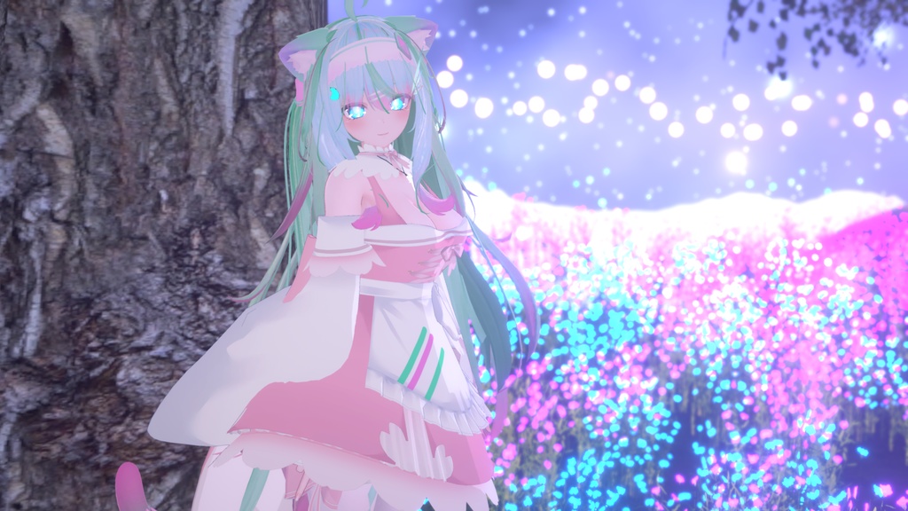 【43アバター対応】サクラメイド【パーティクル付き】