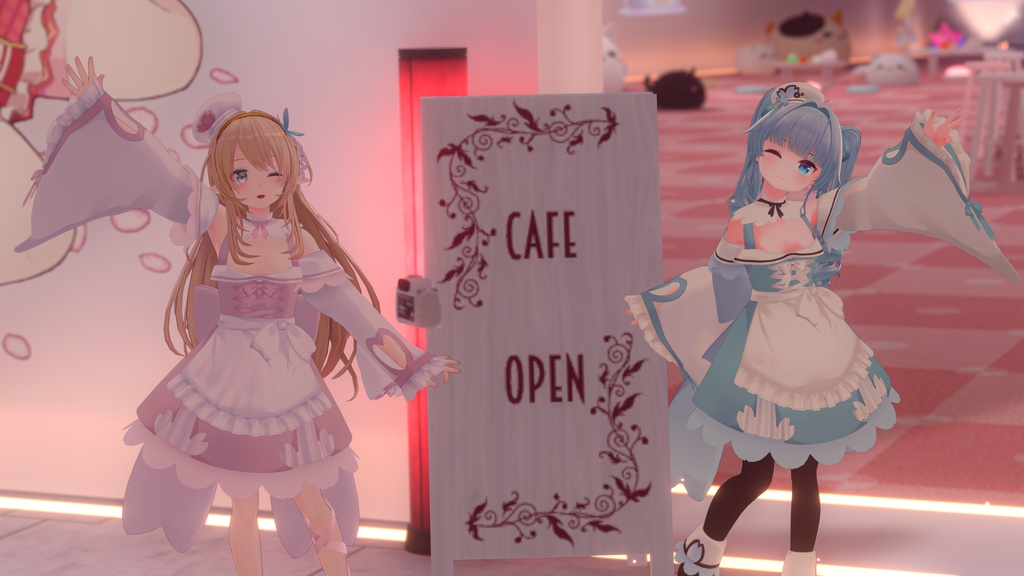 【43アバター対応】サクラメイド【パーティクル付き】