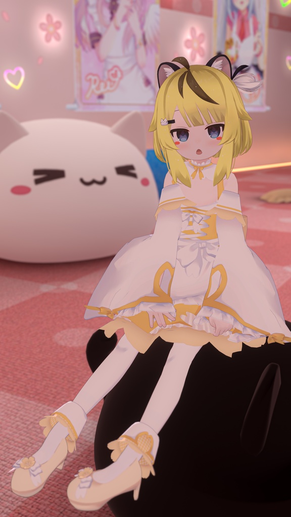 【43アバター対応】サクラメイド【パーティクル付き】