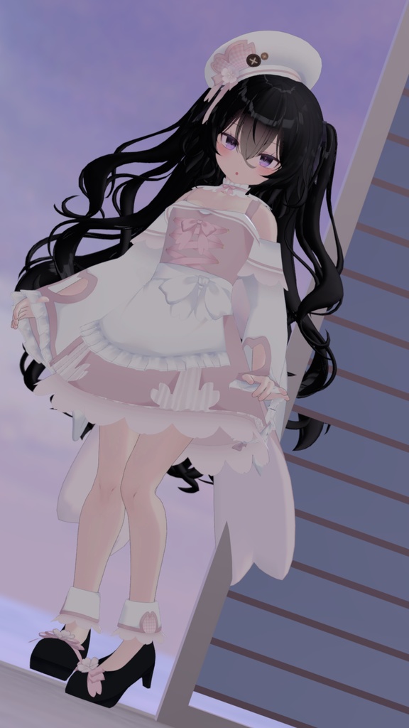 【43アバター対応】サクラメイド【パーティクル付き】