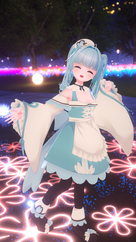 【43アバター対応】サクラメイド【パーティクル付き】