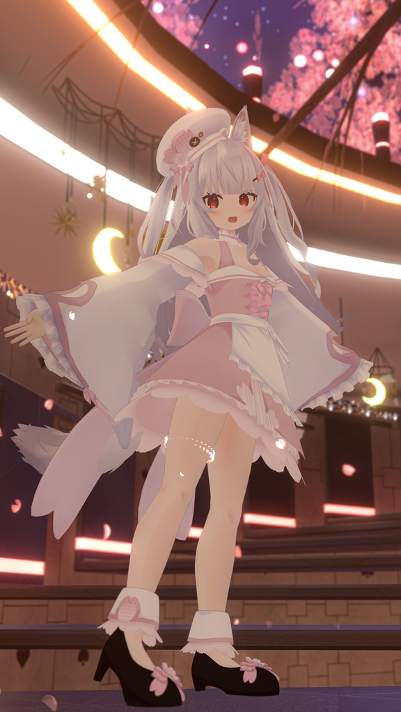 【43アバター対応】サクラメイド【パーティクル付き】