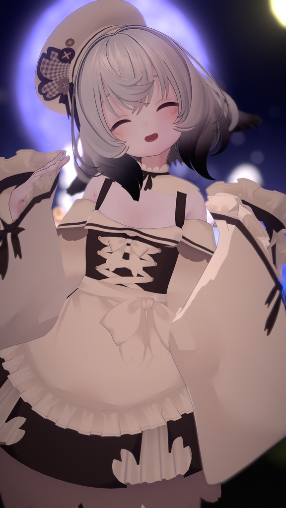 【43アバター対応】サクラメイド【パーティクル付き】