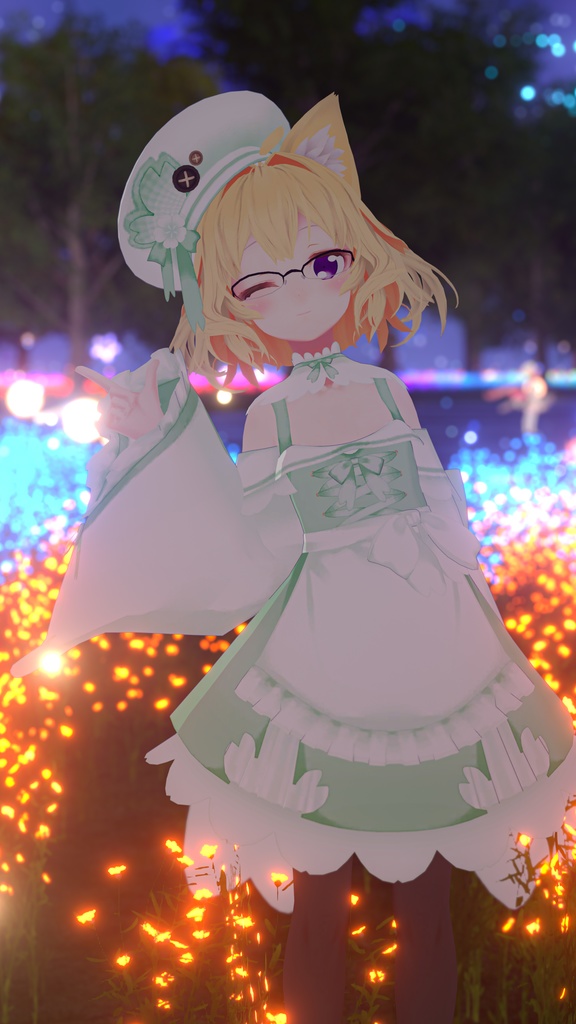 【43アバター対応】サクラメイド【パーティクル付き】