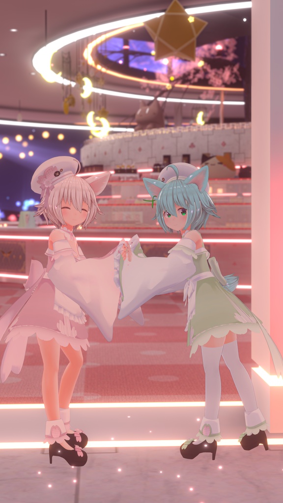 【43アバター対応】サクラメイド【パーティクル付き】