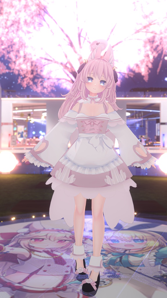 【43アバター対応】サクラメイド【パーティクル付き】