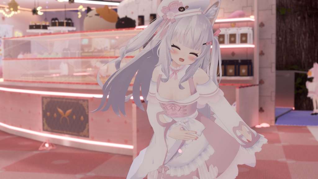 【43アバター対応】サクラメイド【パーティクル付き】