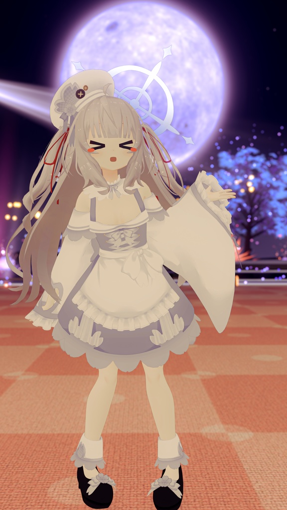 【43アバター対応】サクラメイド【パーティクル付き】