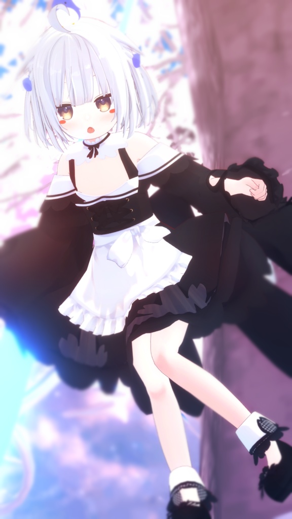 【43アバター対応】サクラメイド【パーティクル付き】