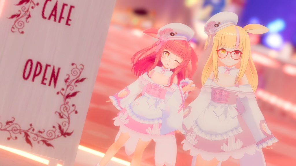 【43アバター対応】サクラメイド【パーティクル付き】