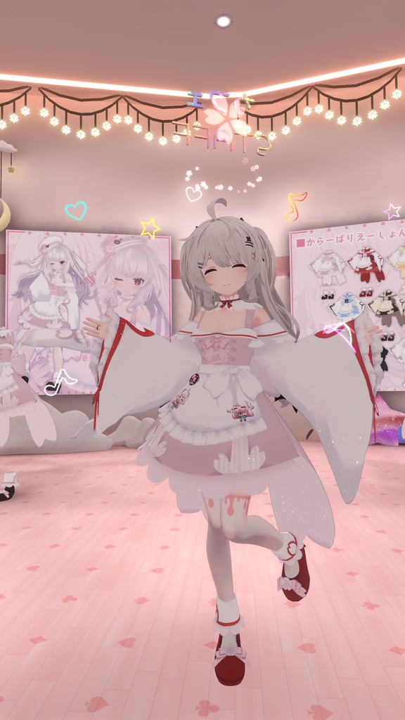 【43アバター対応】サクラメイド【パーティクル付き】