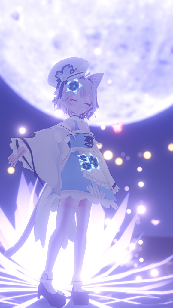 【43アバター対応】サクラメイド【パーティクル付き】