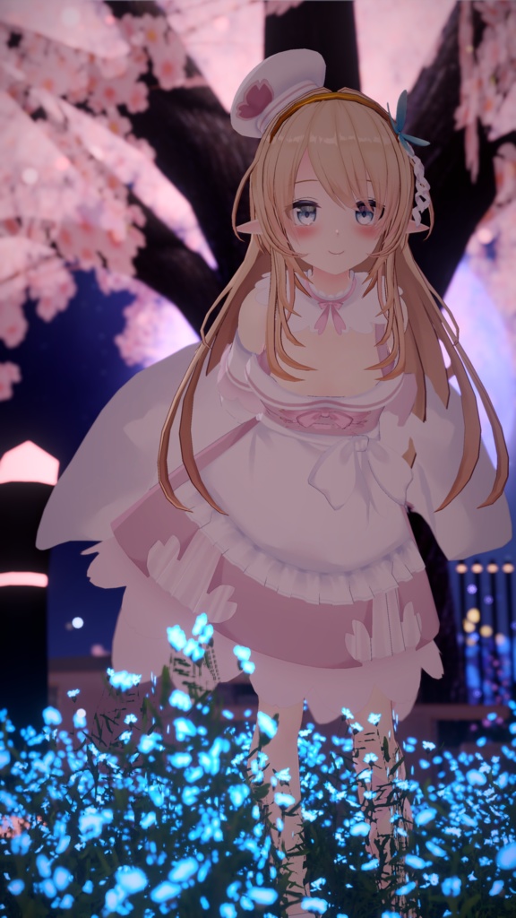 【43アバター対応】サクラメイド【パーティクル付き】