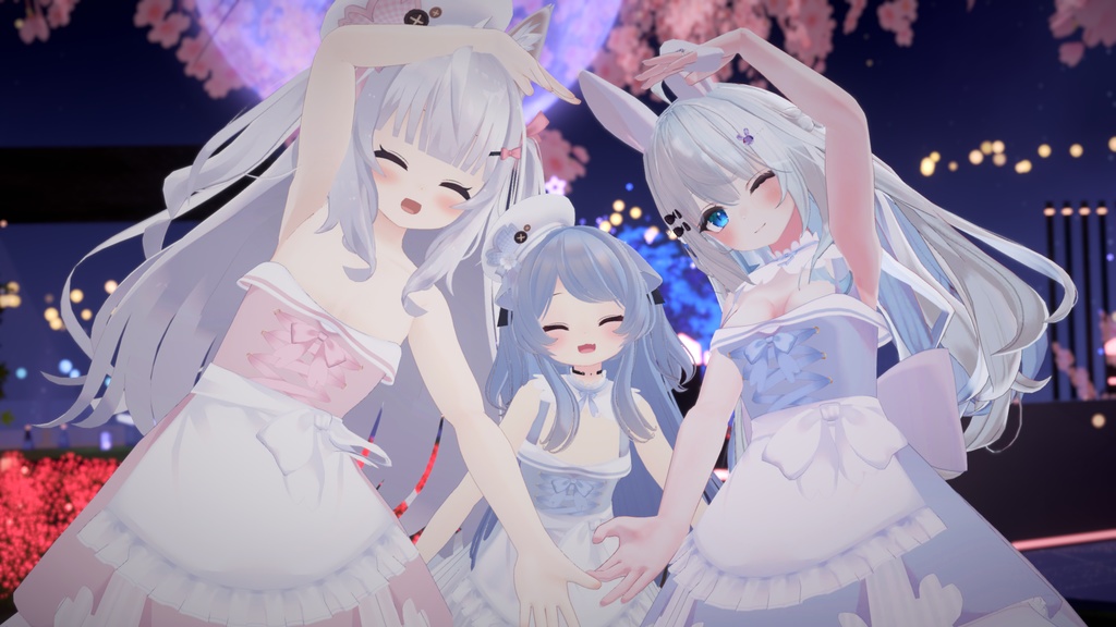 【43アバター対応】サクラメイド【パーティクル付き】