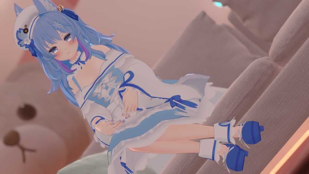 【43アバター対応】サクラメイド【パーティクル付き】