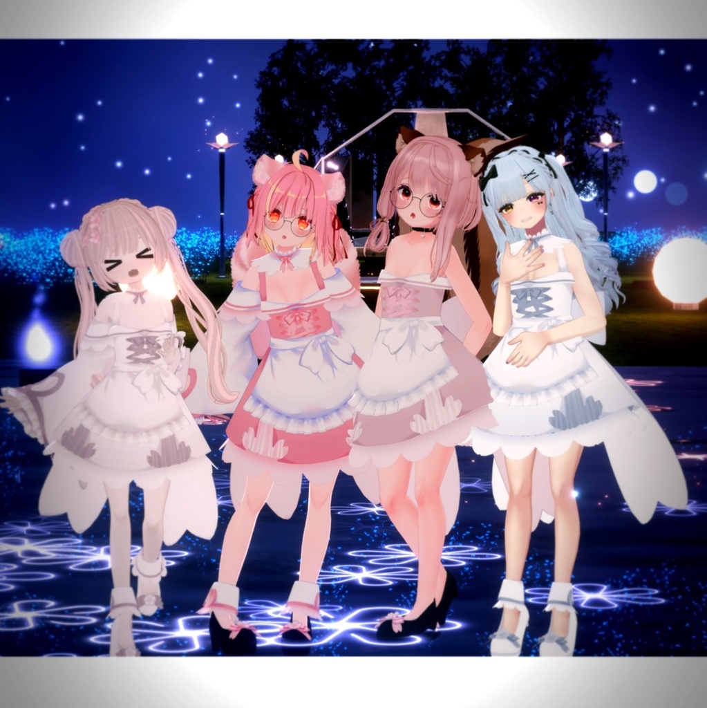 【43アバター対応】サクラメイド【パーティクル付き】