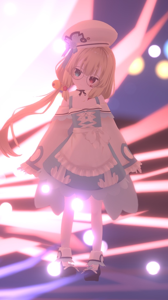 【43アバター対応】サクラメイド【パーティクル付き】