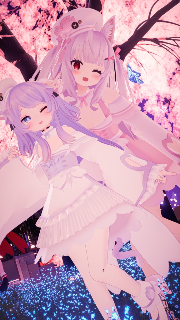 【43アバター対応】サクラメイド【パーティクル付き】