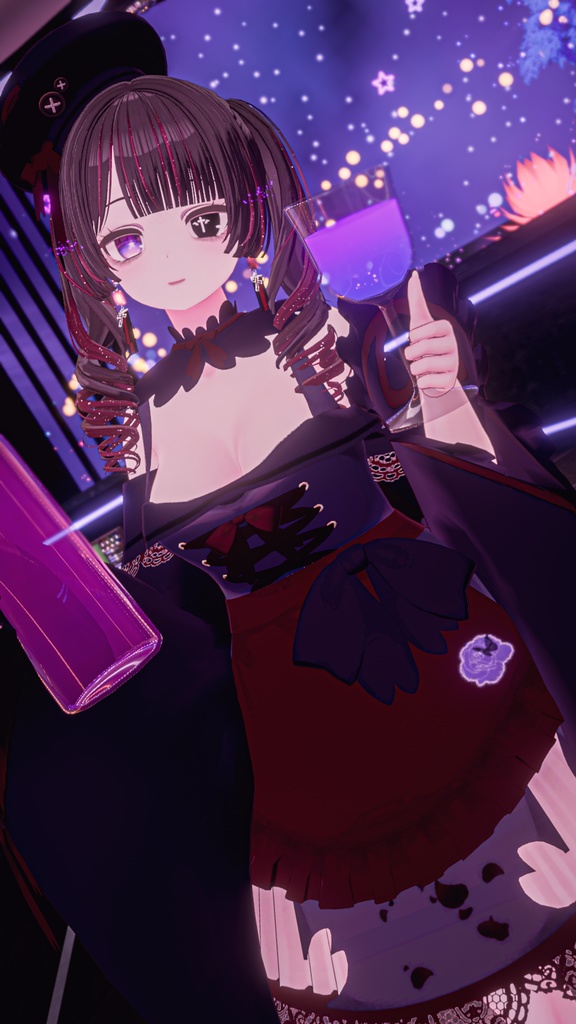 【43アバター対応】サクラメイド【パーティクル付き】