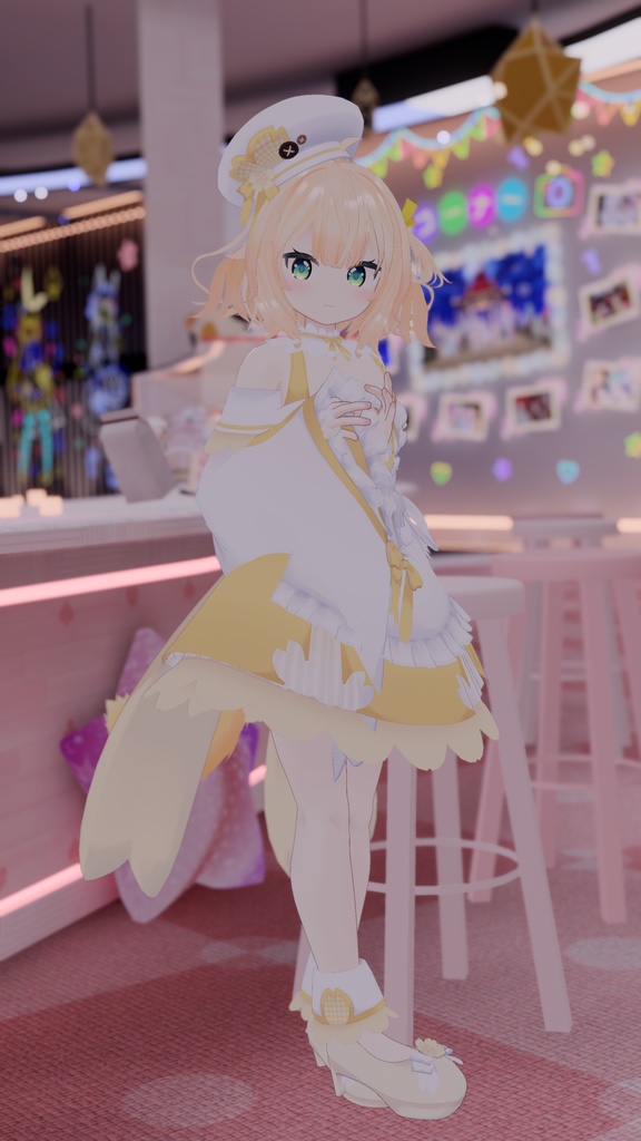 【43アバター対応】サクラメイド【パーティクル付き】