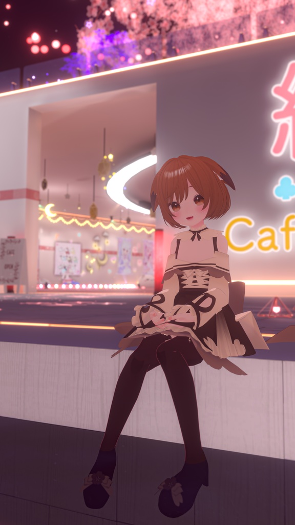 【43アバター対応】サクラメイド【パーティクル付き】