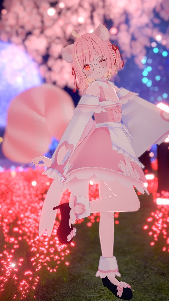 【43アバター対応】サクラメイド【パーティクル付き】