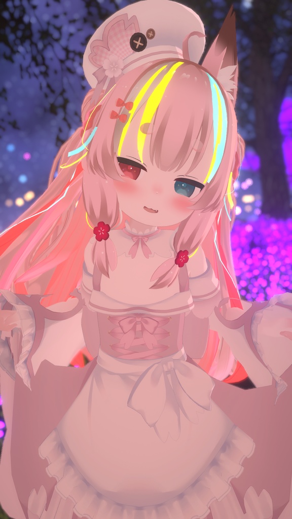 【43アバター対応】サクラメイド【パーティクル付き】