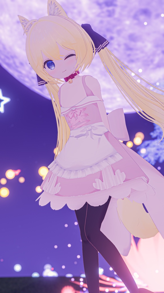 【43アバター対応】サクラメイド【パーティクル付き】