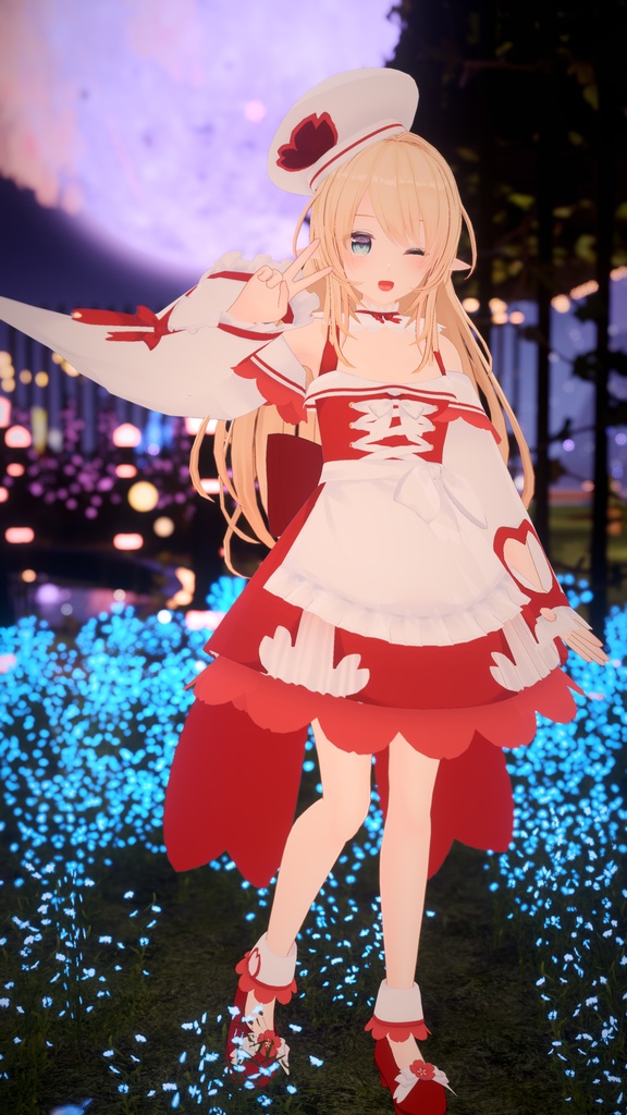 【43アバター対応】サクラメイド【パーティクル付き】