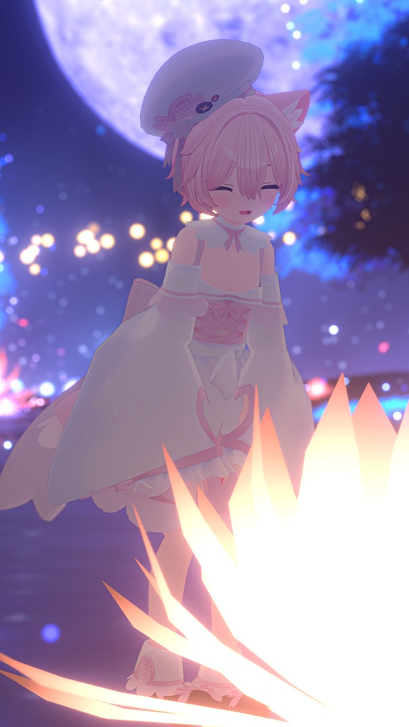 【43アバター対応】サクラメイド【パーティクル付き】